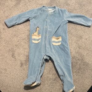 Mayoral Light Blue Giraffe Footie